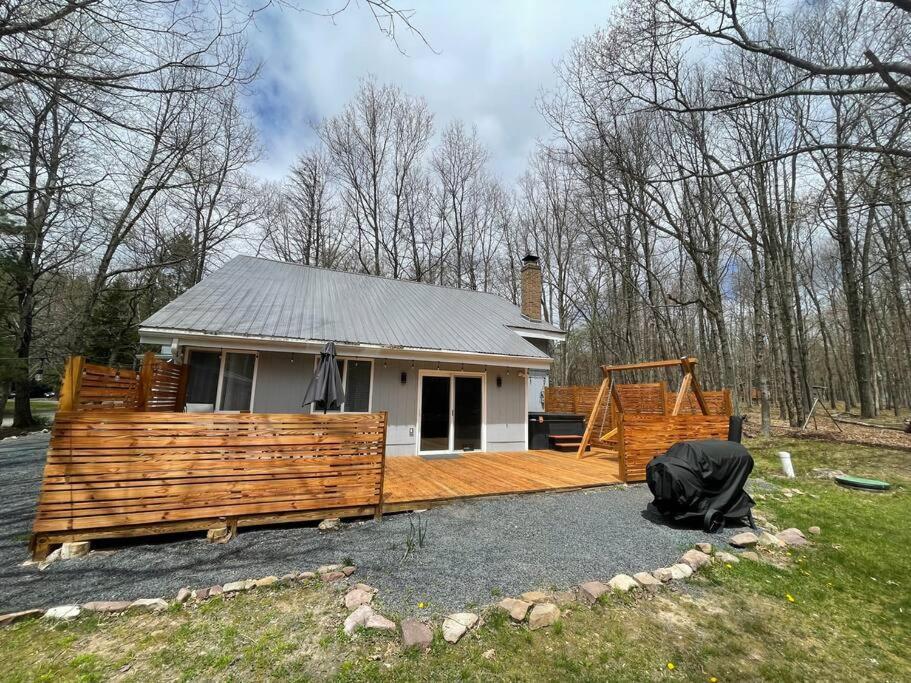 Modern Home Near Lake W Hottub, Game Room, Fireplace Albrightsville ภายนอก รูปภาพ